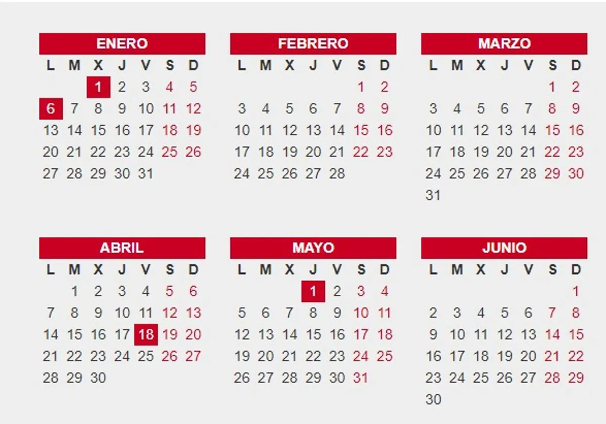Andalucía Publica Los Festivos De Todas Sus Localidades Para 2025 | Calendario 2025 Con Festivos Andalucia