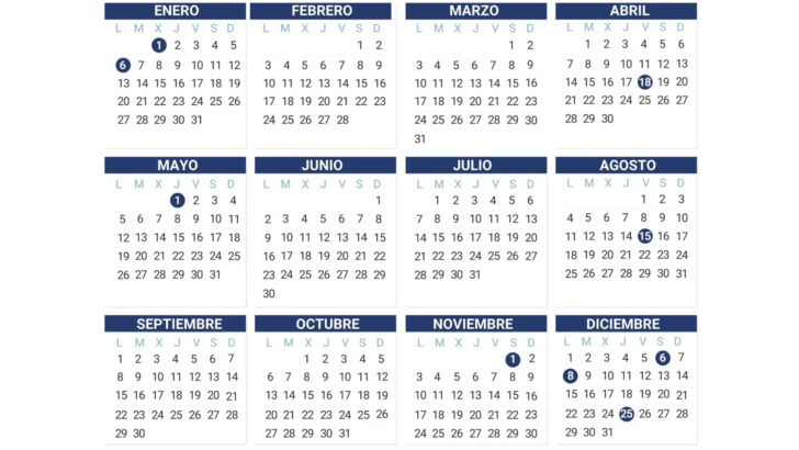 Calendario Festivos 2025 Boe