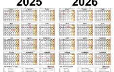 Calendario 2025 Y 2026 En Word, Excel Y Pdf – Calendarpedia | Calendario Escolar 2025 2026
