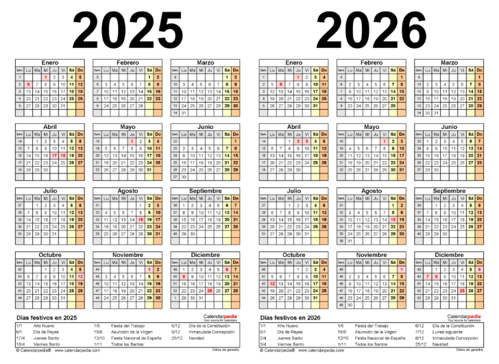 Calendario Escolar 2025 2026