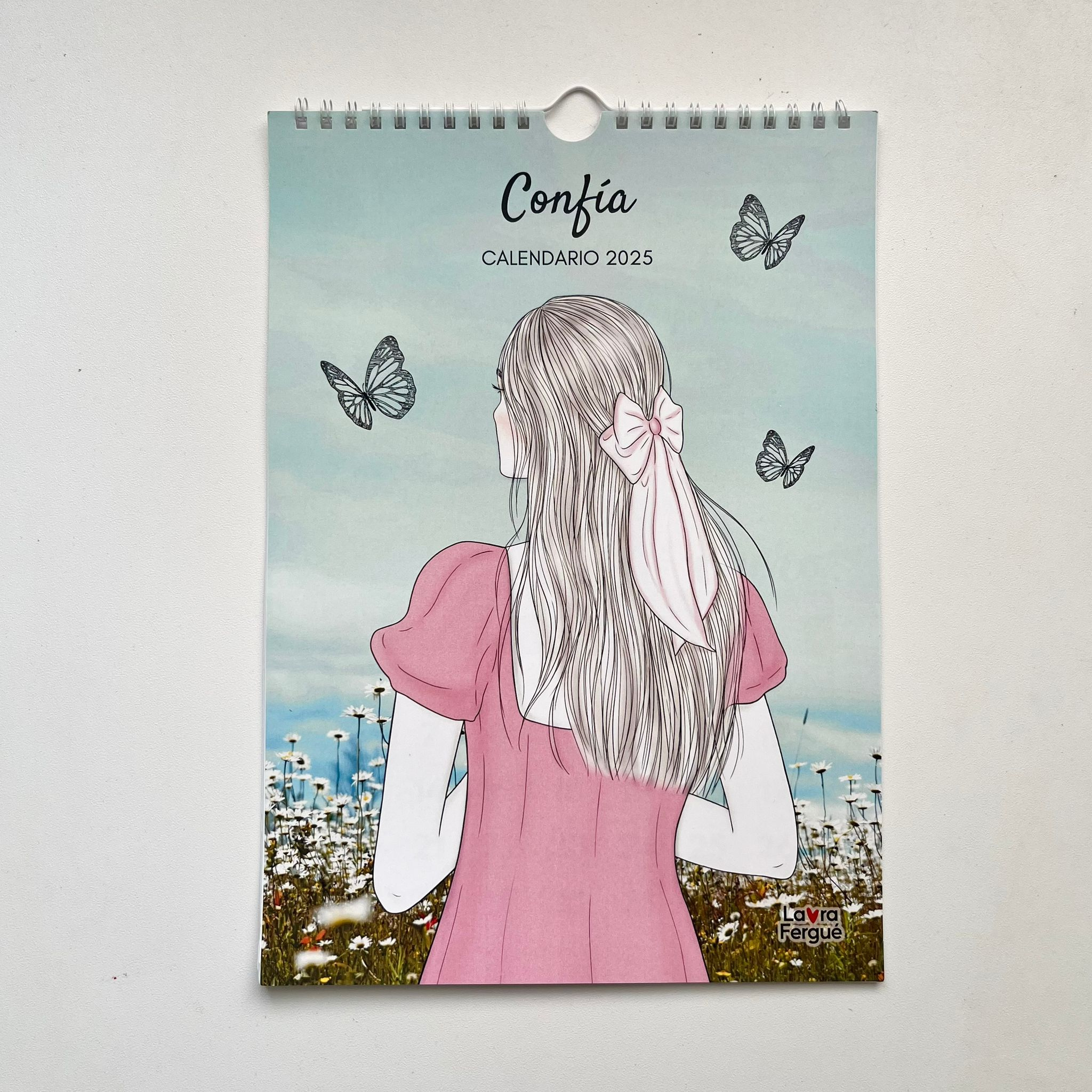 Calendario De Pared 2025 «Confía» - Laura Fergué | Calendario De Pared 2025