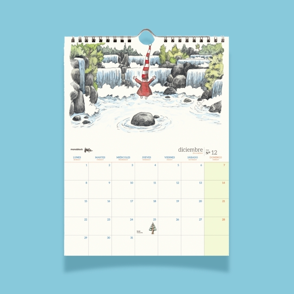 Calendario De Pared 2025 Macanudo Por Liniers | Calendario De Pared 2025