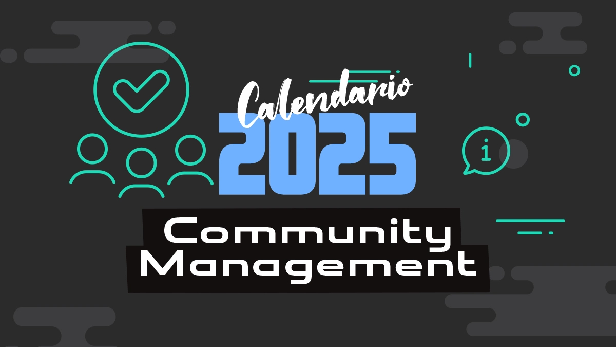 Calendario Del Community Manager 2025 // Smartbrand | Calendario Community Manager 2025