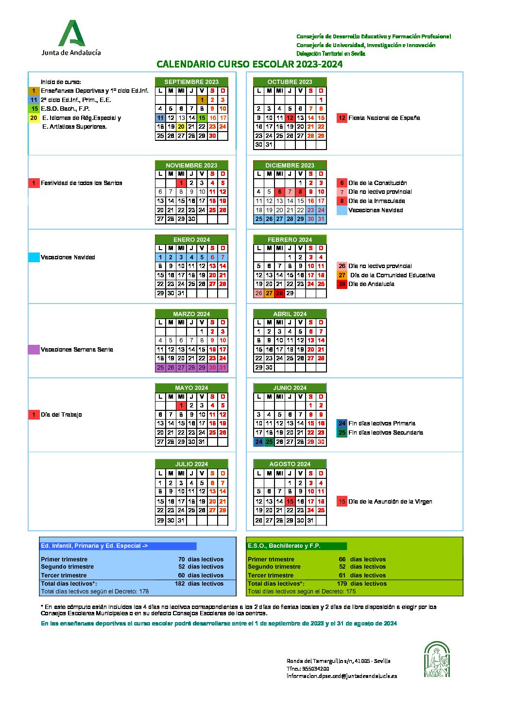 Calendario Escolar 2023 – 2024 | Escuelas Francesas S.a.l. | Calendario Escolar Francia 2025