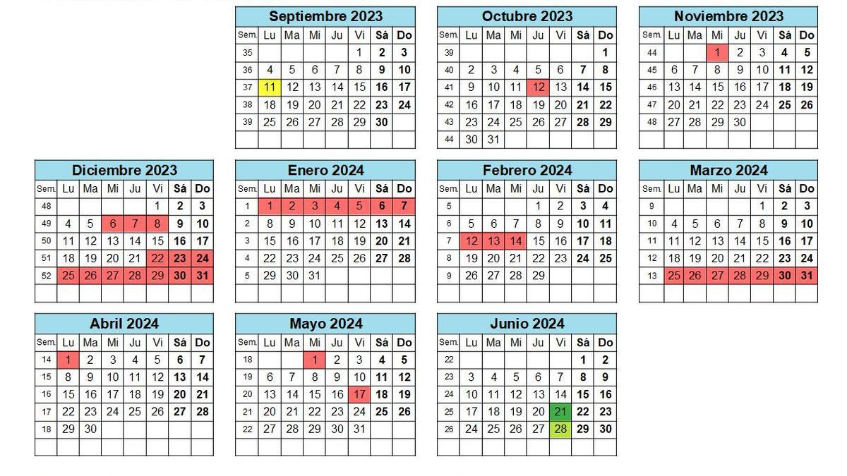 Calendario Escolar Para El Curso 2023-24 En Galicia: Arranque De | Calendario Escolar 2025 Galicia