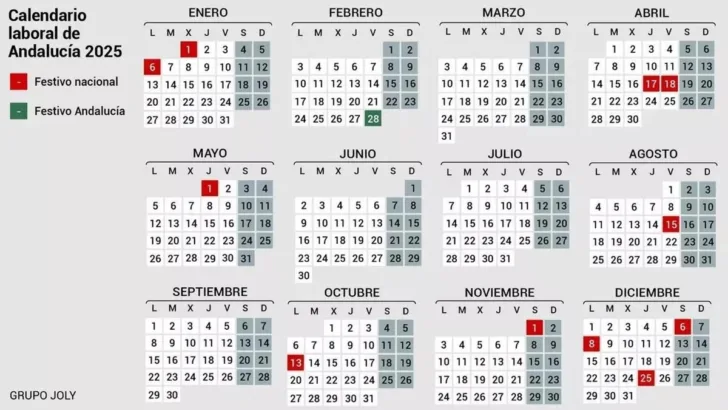 Calendario Laboral Estepona 2025