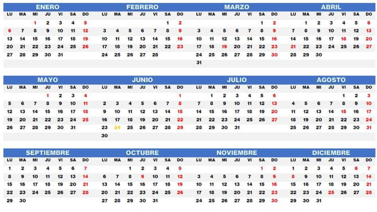 Calendario Laboral Valenciano 2025: Tres Puentes, Un Festivo En | Calendario 2025 Comunidad Valenciana