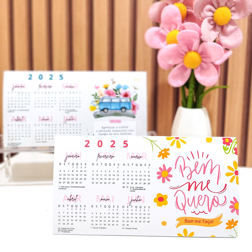 Calendários De Mesa 2025 - Arquivo Digital Para Download | Calendario De Mesa 2025