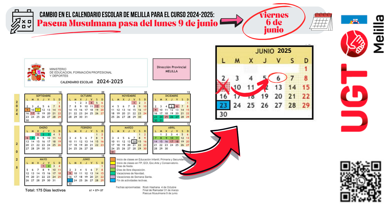 Cambio En El Calendario Escolar De Melilla Para El Curso 2024-2025 | Calendario Escolar Melilla 2025