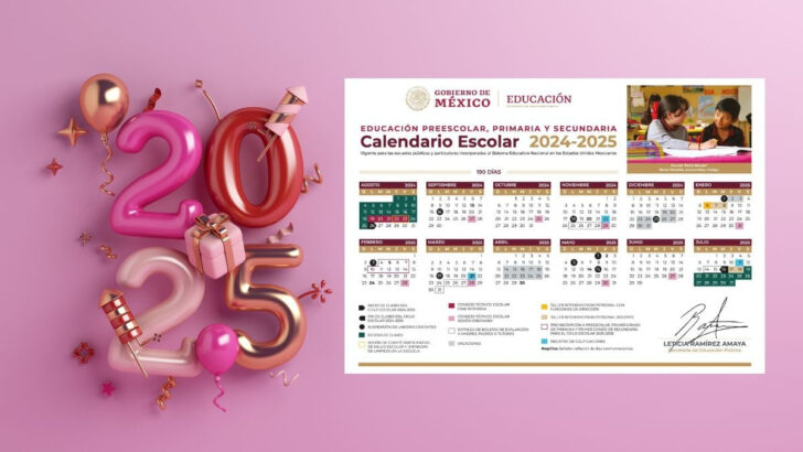 Calendario Escolar Enero 2025