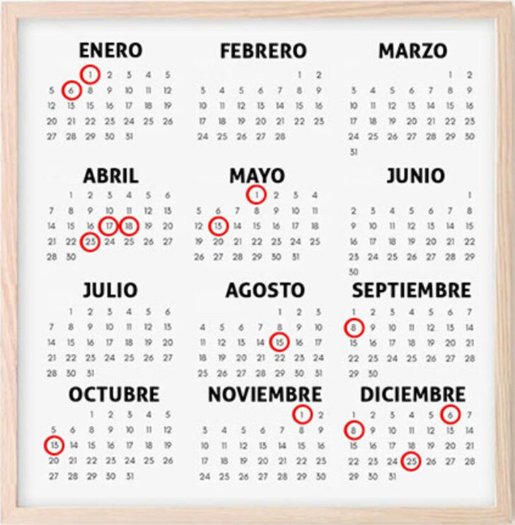 Calendario Laboral Castilla Y León 2025