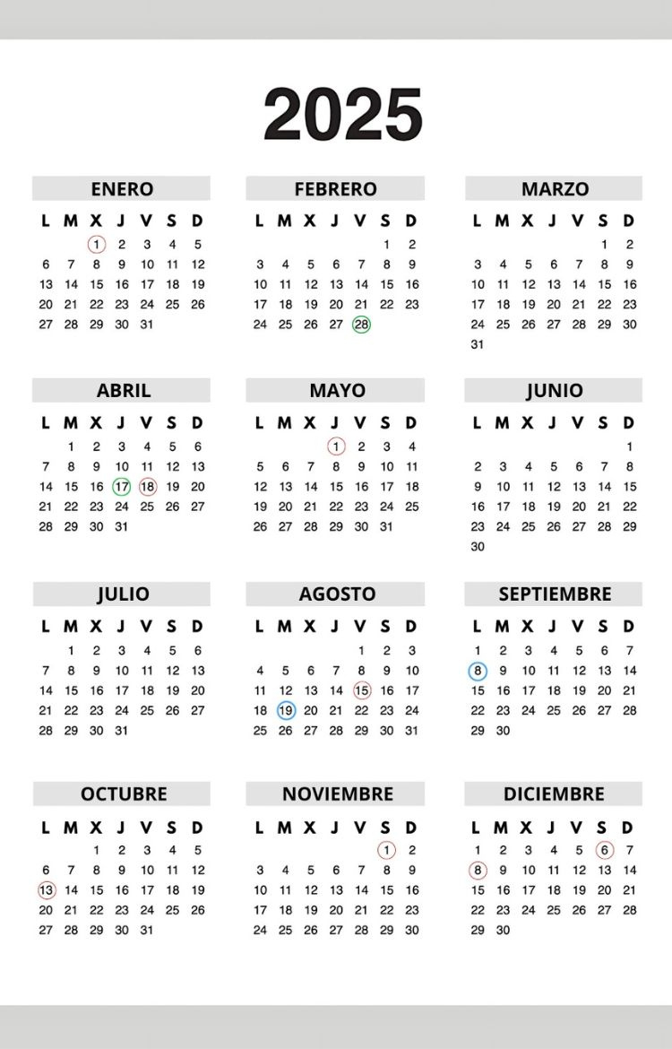 Este Es El Calendario Laboral En Málaga 2024-2025: Festivos, Puentes… | Calendario Laboral 2025 Malaga Capital