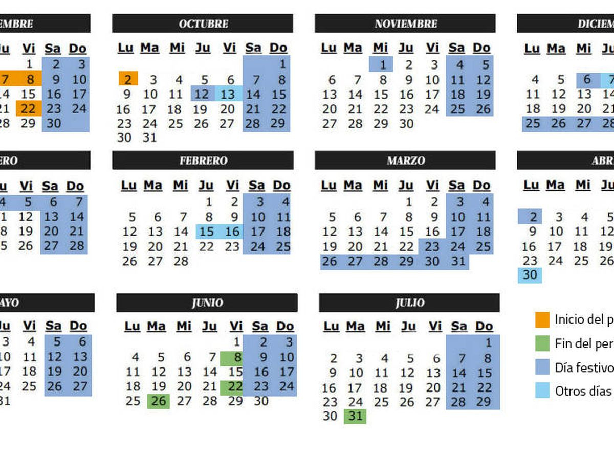 La Comunidad De Madrid Ya Tiene Calendario De Escolarización Para | Calendario Escolar 2025 Comunidad De Madrid