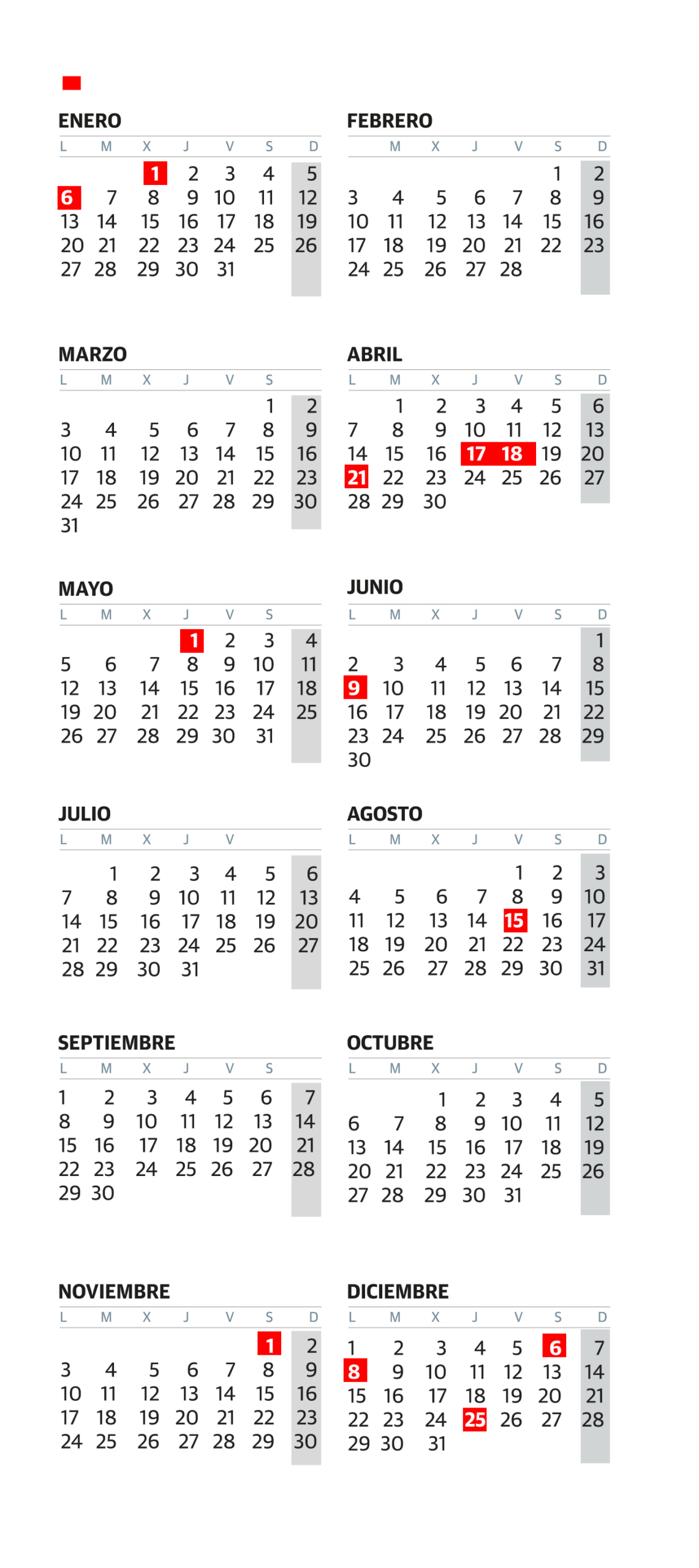 Los Doce Días Festivos Laborales Para 2025 En La Rioja | La Rioja | Calendario Laboral 2025 La Rioja