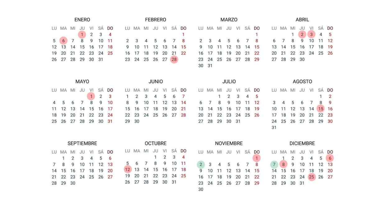 Aprobado El Calendario De Festivos Para Andalucía Para El 2026: 5 | Calendario Laboral 2026 Almería