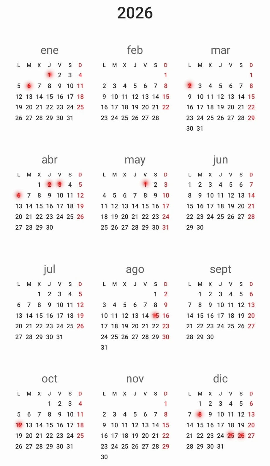 Bank Holidays In Mallorca In 2026: Here Is The Working Calendar | Calendario Laboral 2026 Palma de Mallorca