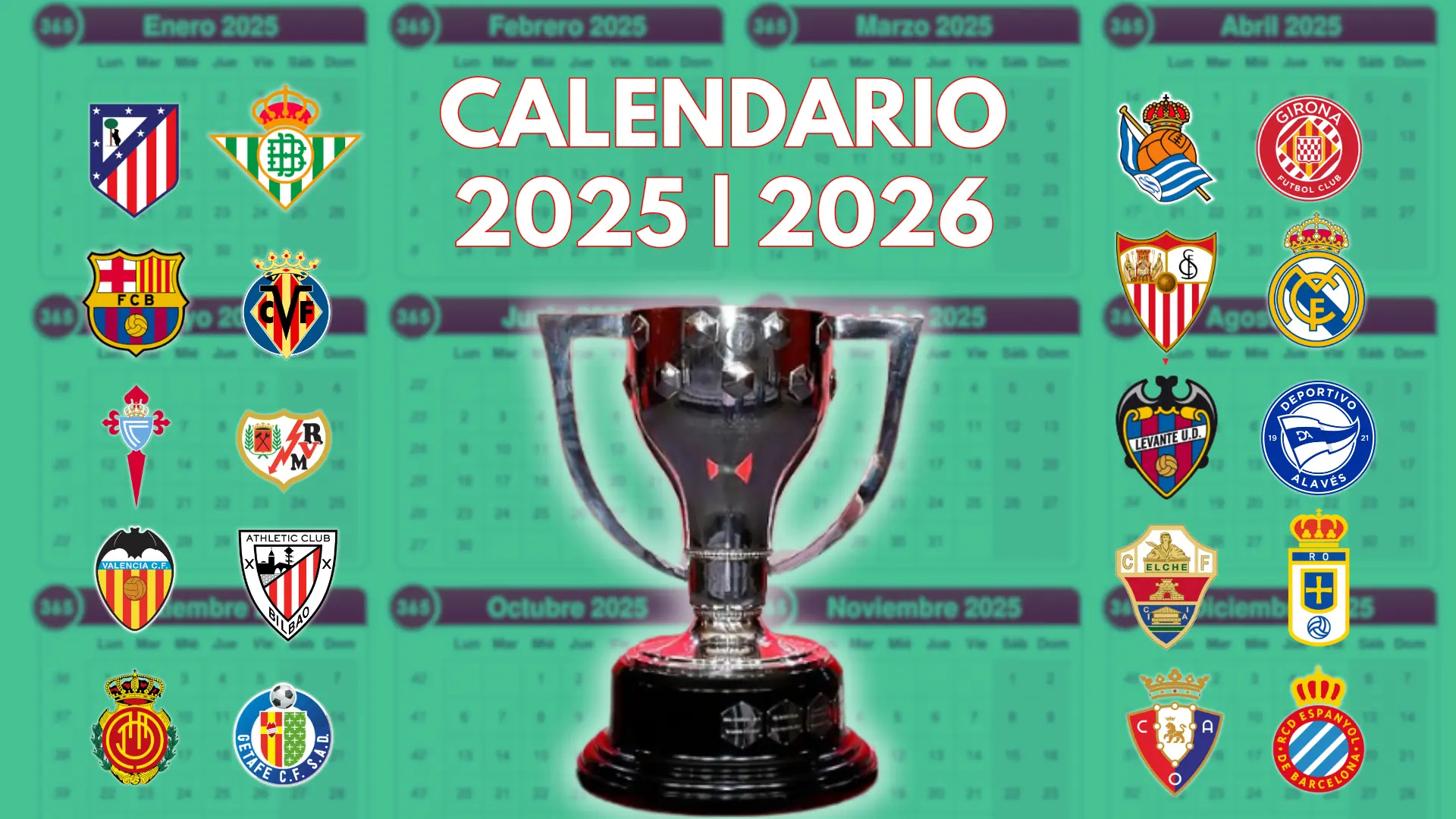Calendario De Laliga 2025/2026: Todas Las Fechas Claves De La | Calendario La Liga 2026