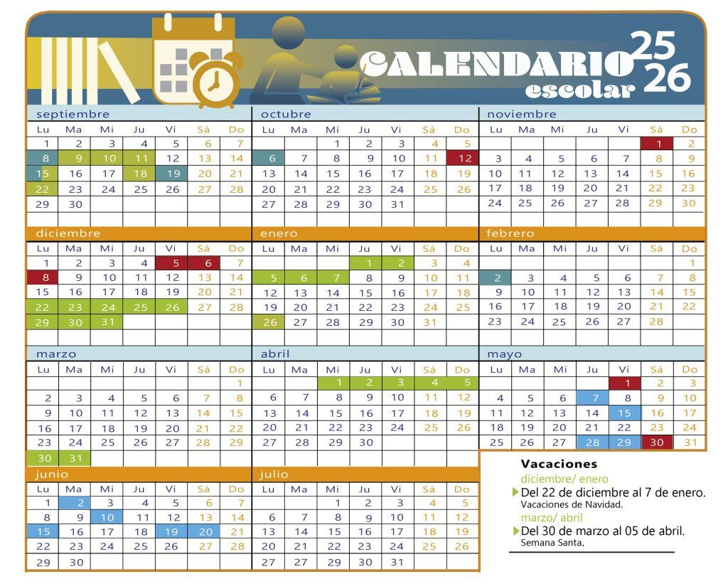 Calendario Escolar Canarias 2025 A 2026 | Calendario Carnavales Tenerife 2026