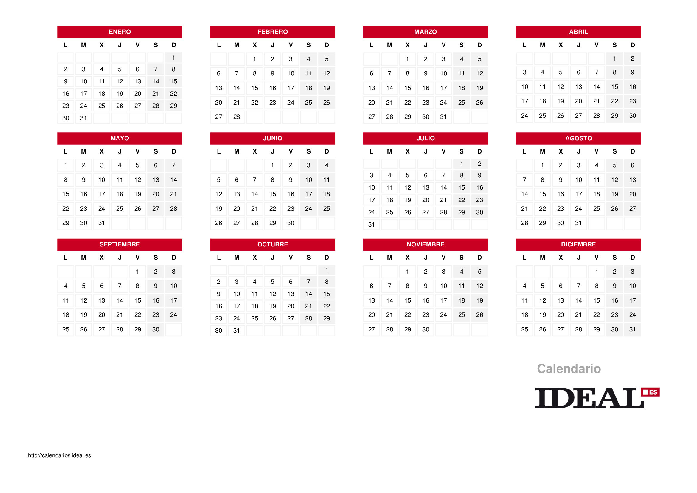 Calendario Laboral De Alicante/Alacant 2026 - Calendarios Ideal | Calendario Laboral 2026 Alicante