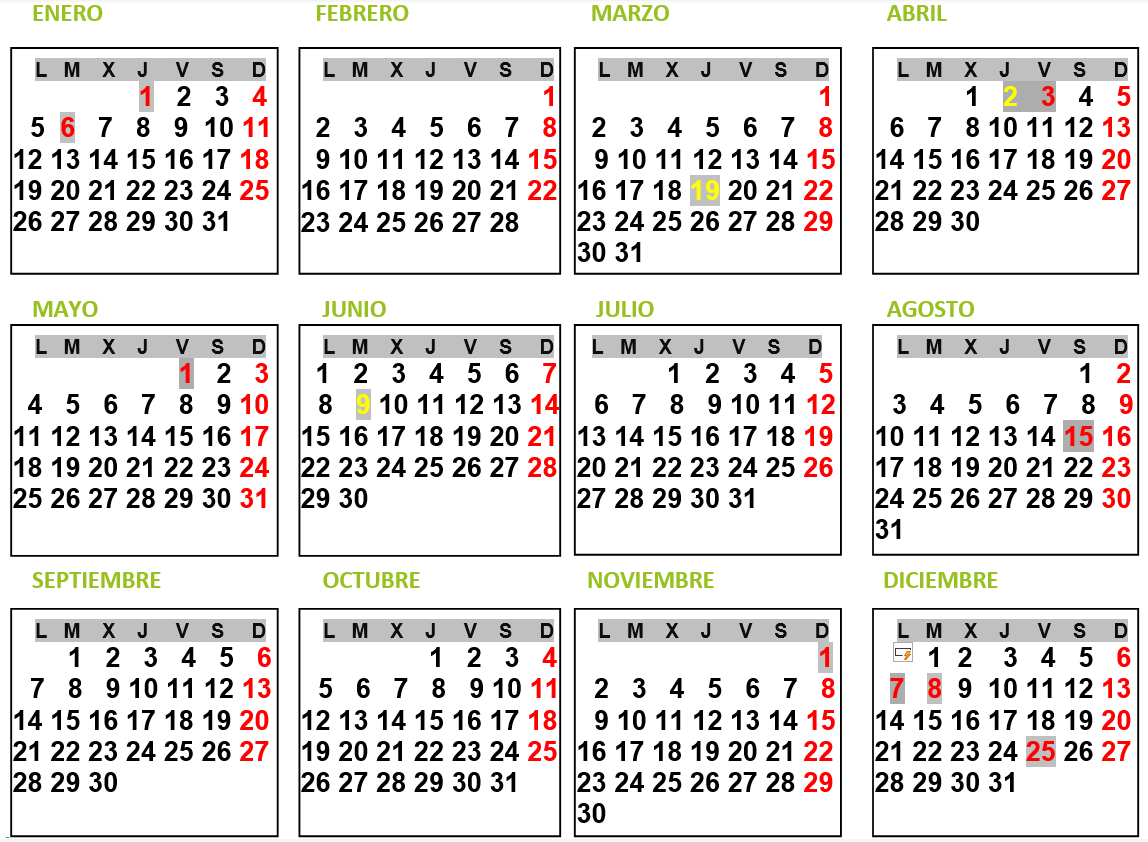 Calendario Laboral Región De Murcia 2026 - Ippolito Asesores | Calendario Laboral 2026 Murcia