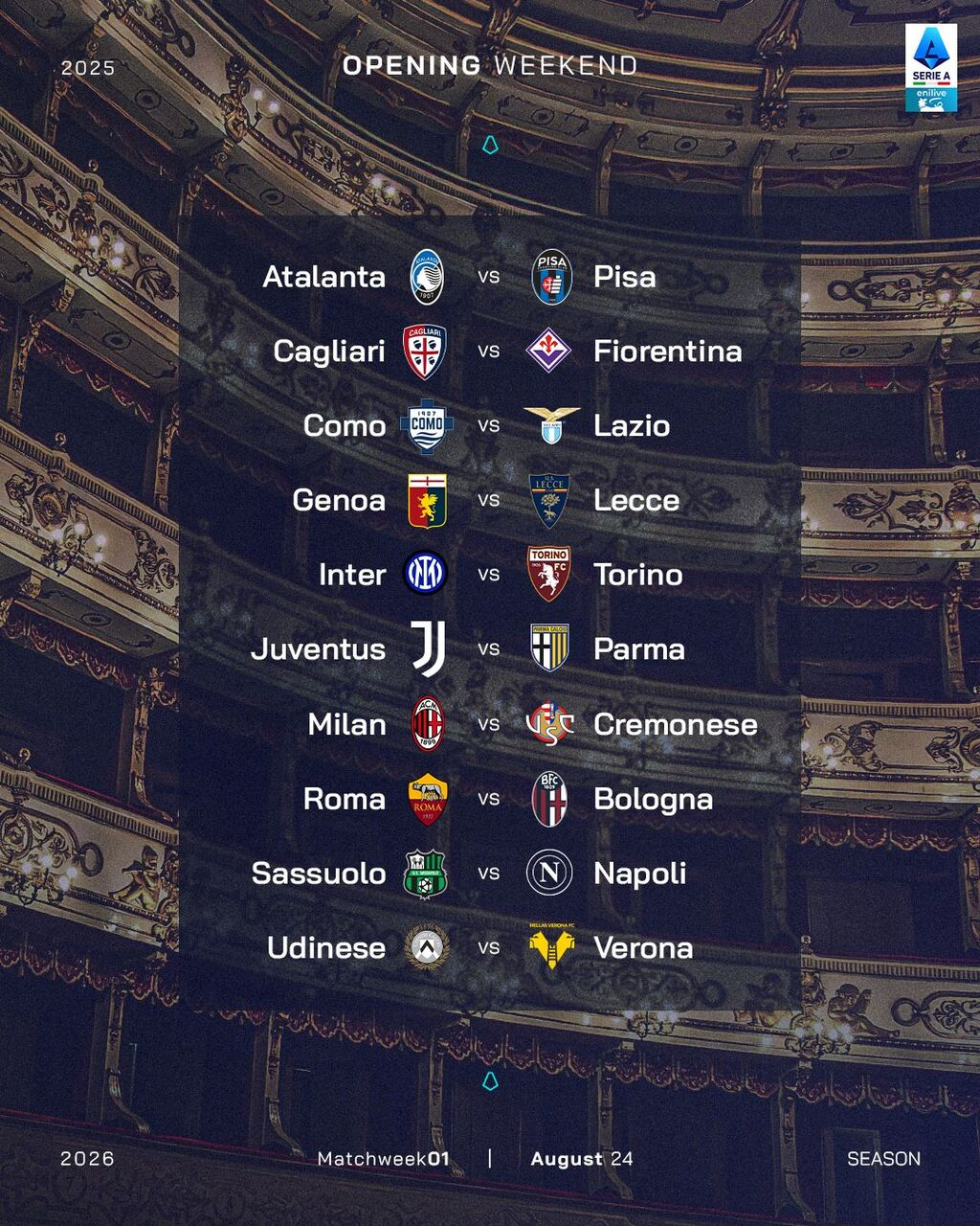 Calendario Serie A 2025/2026: Scopri Tutte Le Giornate! | Calendario Serie A 2026
