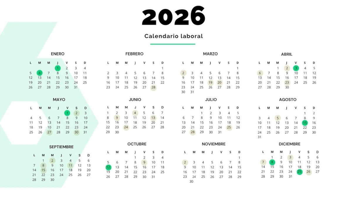 Calendarios Laborales 2026 - España En Fiestas | Calendario Laboral 2026 Salamanca