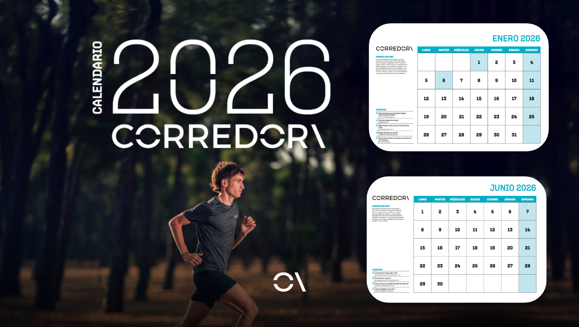 Consigue El Mejor Calendario Para Corredores De 2026: En El | Calendario Maratones España 2026