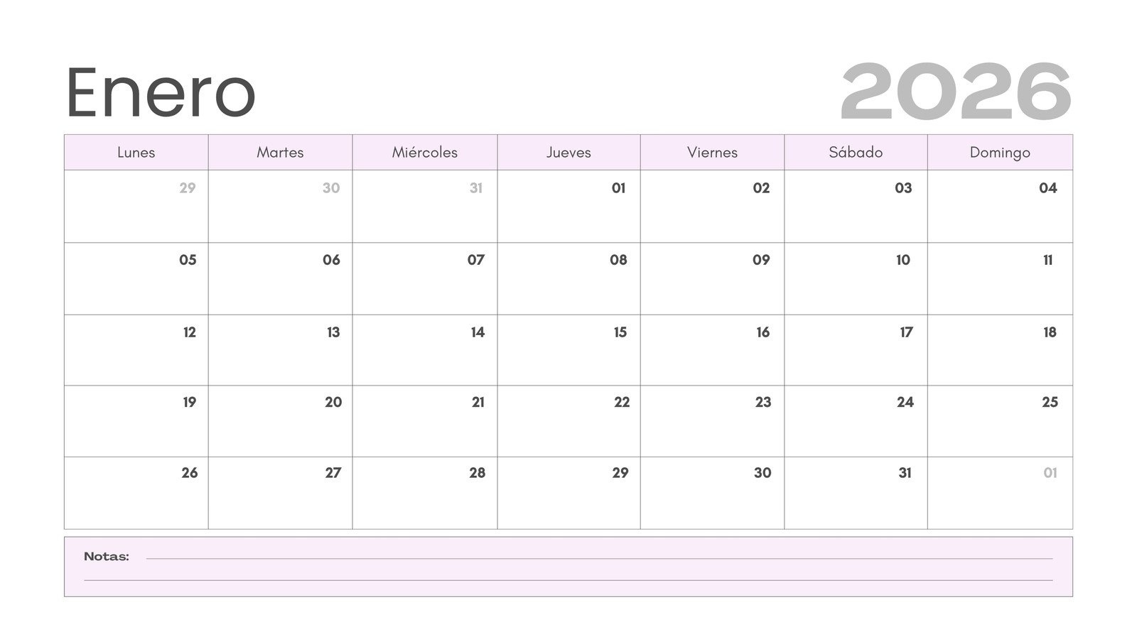 Plantillas De Calendarios Mensuales | Canva | Calendario 2026 Mes a Mes