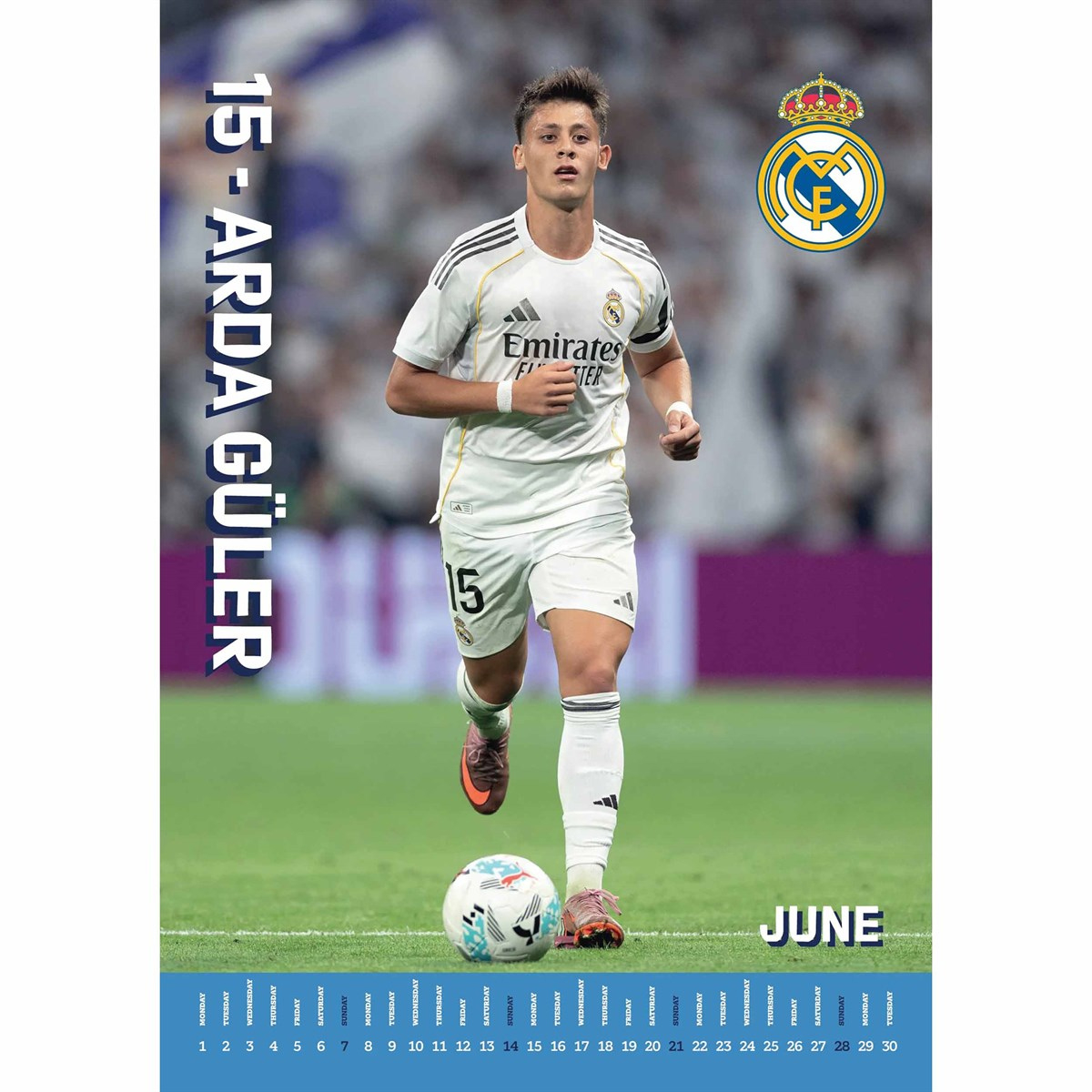 Real Madrid Cf A3 Calendar 2026 | Real Madrid Calendario 2026